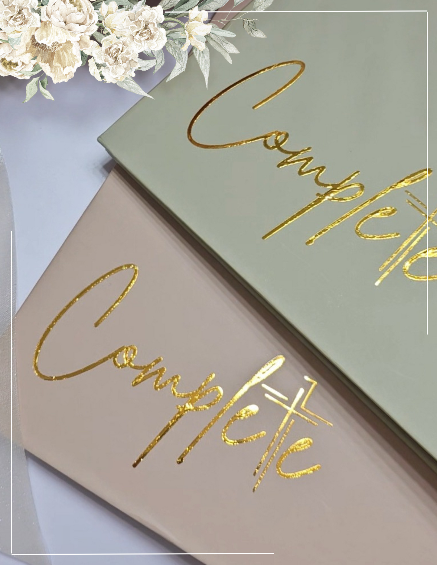 Last Name in Gold Foil