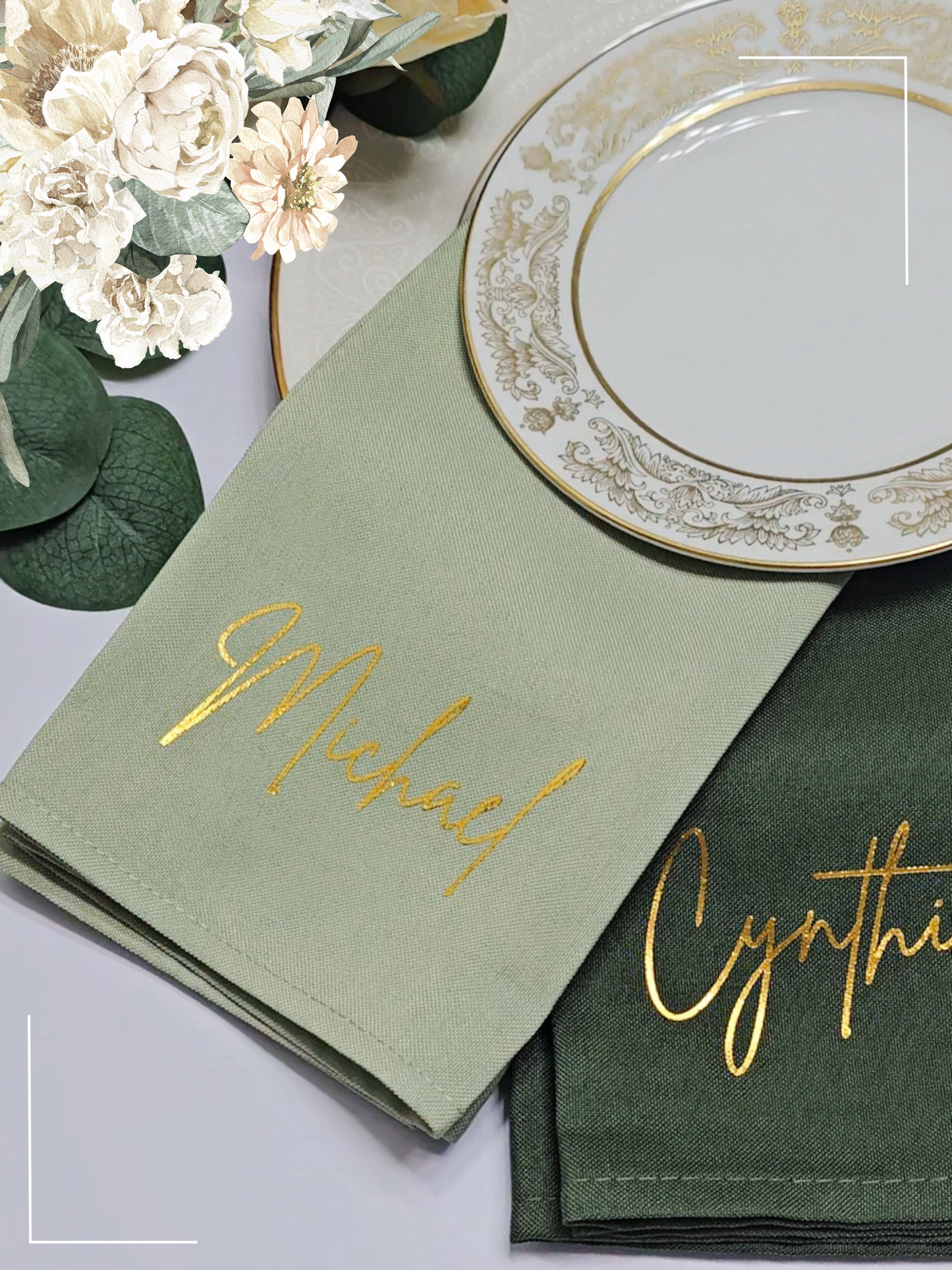 Seating Chart Napkins